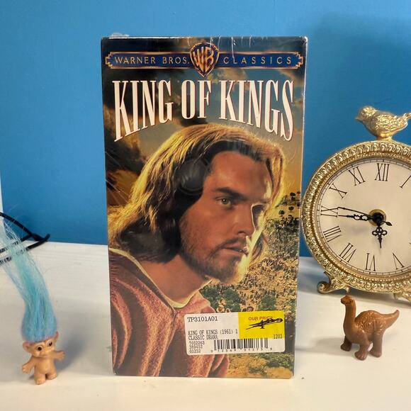 King of Kings 1961 VHS Sealed Two-Tape Warner Bros Classics - Picture 1 of 4